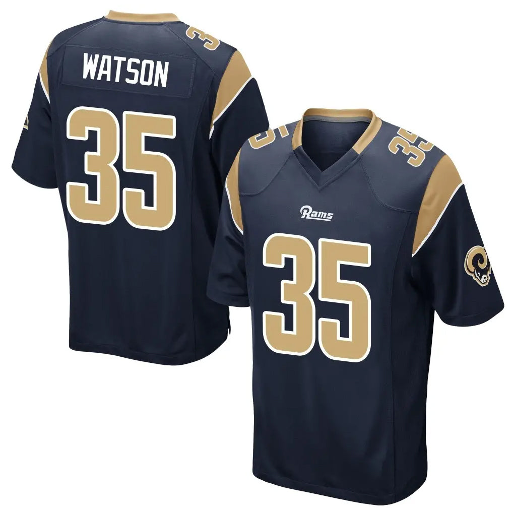 Jdoa LA.Rams #35 Jaylen Watson Player Navy Home Game Stitched Jerseys