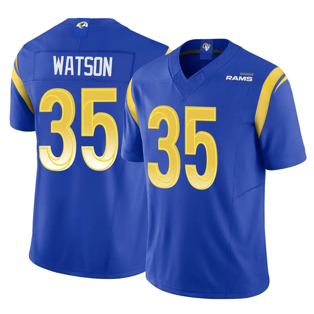 Jdoa LA.Rams #35 Jaylen Watson Player Royal Limited Vapor F.U.S.E. Home Game Stitched Jerseys