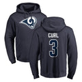 Jdoa LA.Rams #3 Kam Curl Player Navy Pullover Hoodie Limited Game Stitched Jerseys