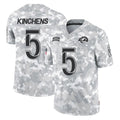 Jdoa LA.Rams #5 Kamren Kinchens Player Arctic Camo Salute To Service Limited Game Stitched Jerseys