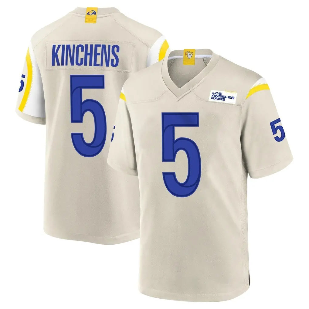 Jdoa LA.Rams #5 Kamren Kinchens Player Bone Home Game Stitched Jerseys