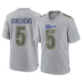Jdoa LA.Rams #5 Kamren Kinchens Player Gray Atmosphere Fashion Home Game Stitched Jerseys