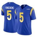 Jdoa LA.Rams #5 Kamren Kinchens Player Royal Limited Vapor F.U.S.E. Home Game Stitched Jerseys
