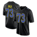 Jdoa LA.Rams #73 Steve Avila Player Black Fashion Limited Home Game Stitched Jerseys
