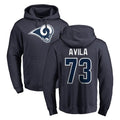 Jdoa LA.Rams #73 Steve Avila Player Navy Pullover Hoodie Limited Game Stitched Jerseys