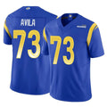 Jdoa LA.Rams #73 Steve Avila Player Royal Limited Vapor F.U.S.E. Home Game Stitched Jerseys