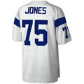 Jdoa LA.Rams #75 Deacon Jones Mitchell & Ness White Legacy Replica Stitched Puhic Jersey