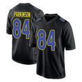 Jdoa LA.Rams #84 Colby Parkinson Player Black Fashion Limited Home Game Stitched Jerseys