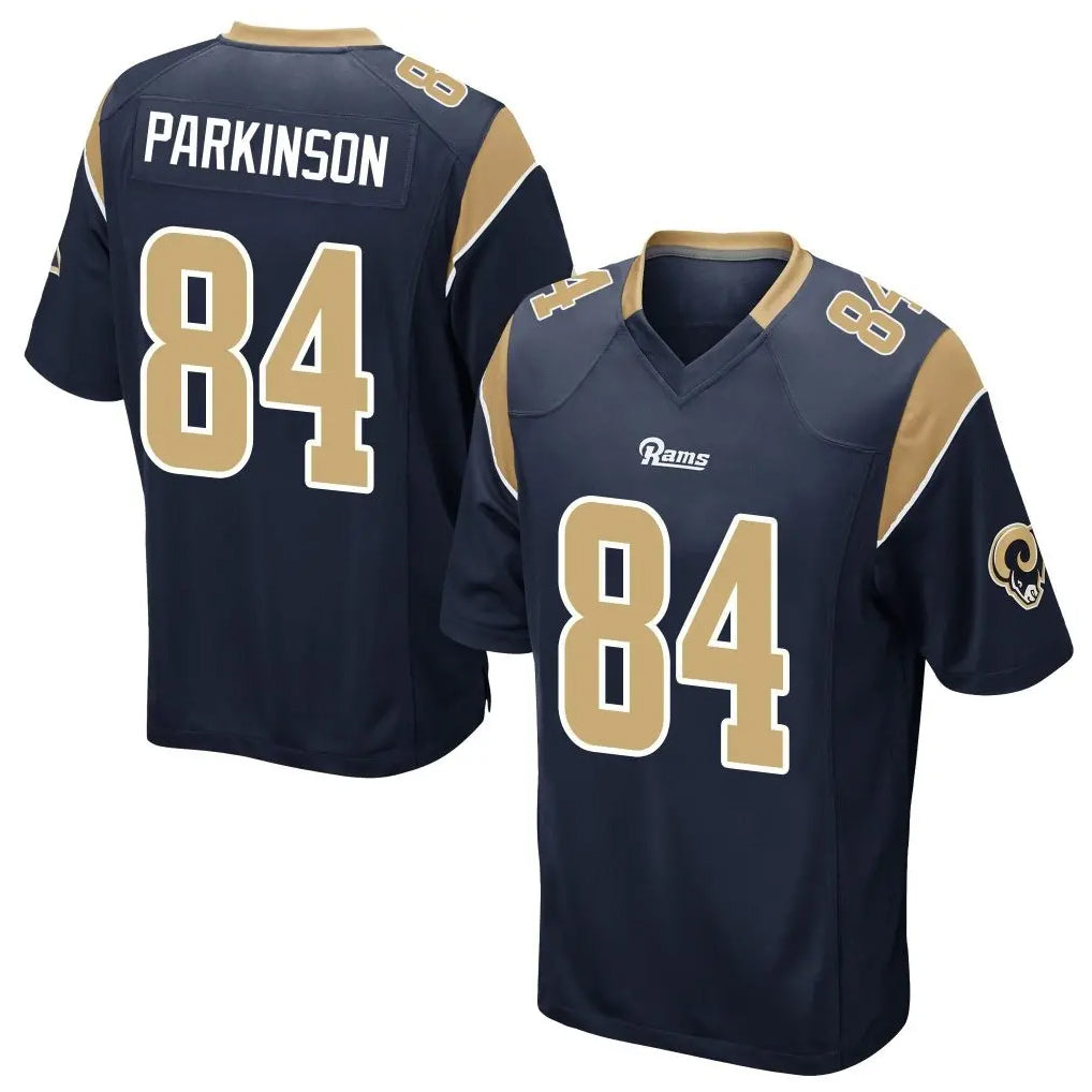 Jdoa LA.Rams #84 Colby Parkinson Player Navy Home Game Stitched Jerseys