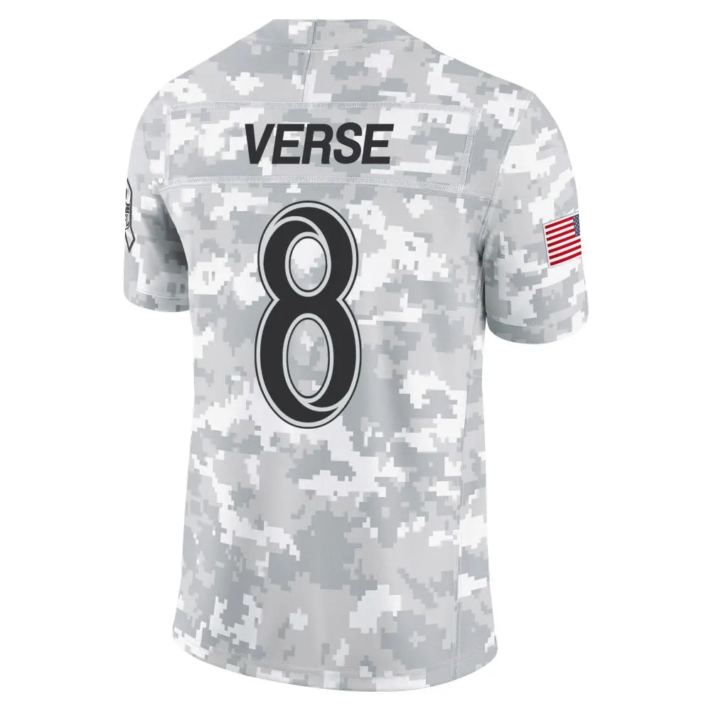 Jdoa LA.Rams #8 Jared Verse Player Arctic Camo Salute to Service Limited Stitched Jerseys