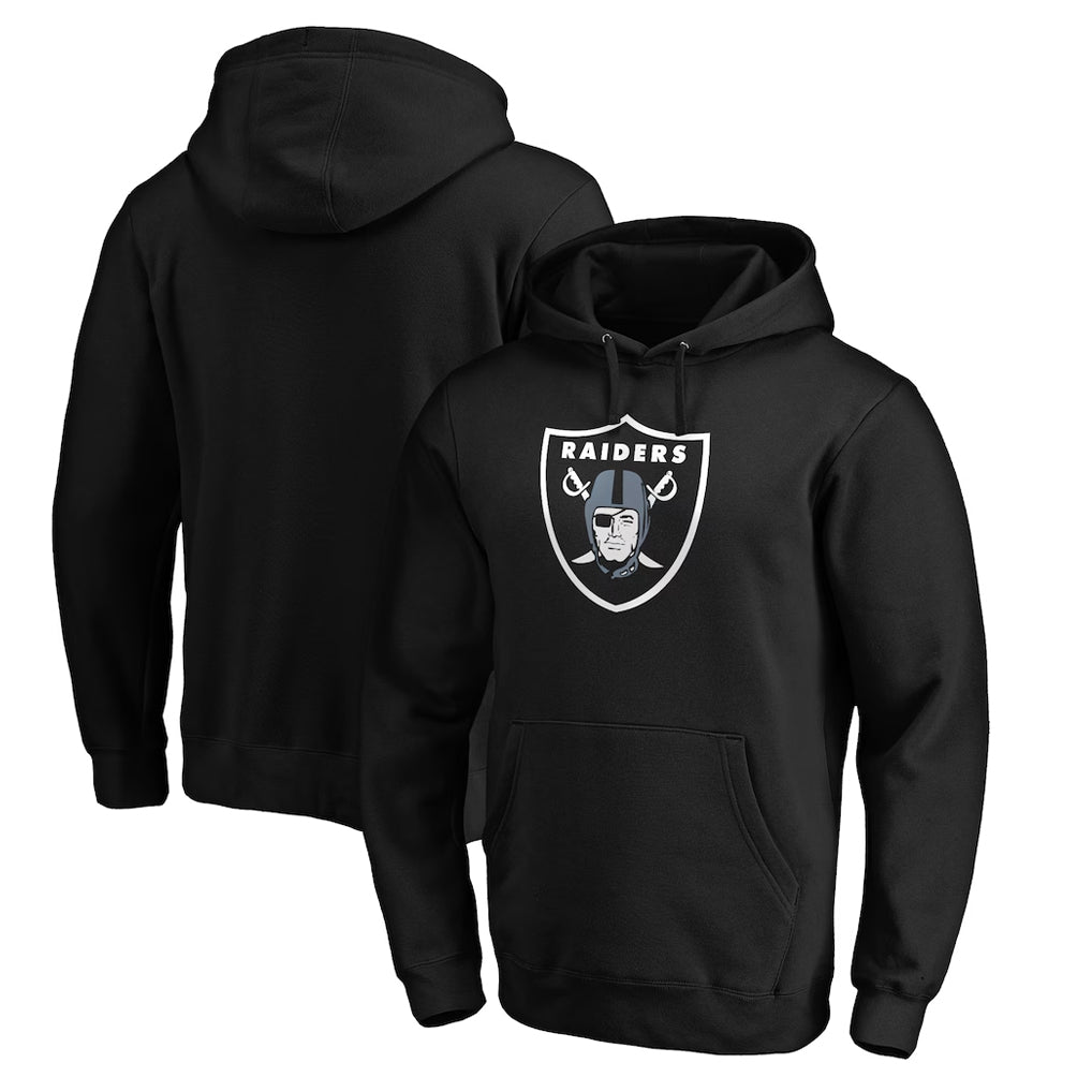 Jdoa LV.Raiders Black LOGO Pullover Hoodies Home Game Blank Player Stitched Jerseys