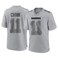 Jdoa LV.Raiders #11 Jeremy Chinn Player Gray Atmosphere Fashion Limited Game Stitched Jerseys