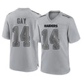 Jdoa LV.Raiders #14 Matt Gay Player Gray Atmosphere Fashion Limited Game Stitched Jerseys