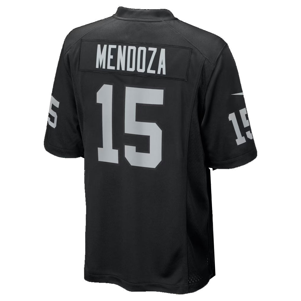 Jdoa LV.Raiders #15 Fernando Mendoza Black 2026 Draft First Round Pick No. 1 Team Game Stitched Jerseys