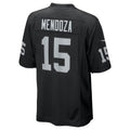 Jdoa LV.Raiders #15 Fernando Mendoza Black 2026 Draft First Round Pick No. 1 Team Game Stitched Jerseys