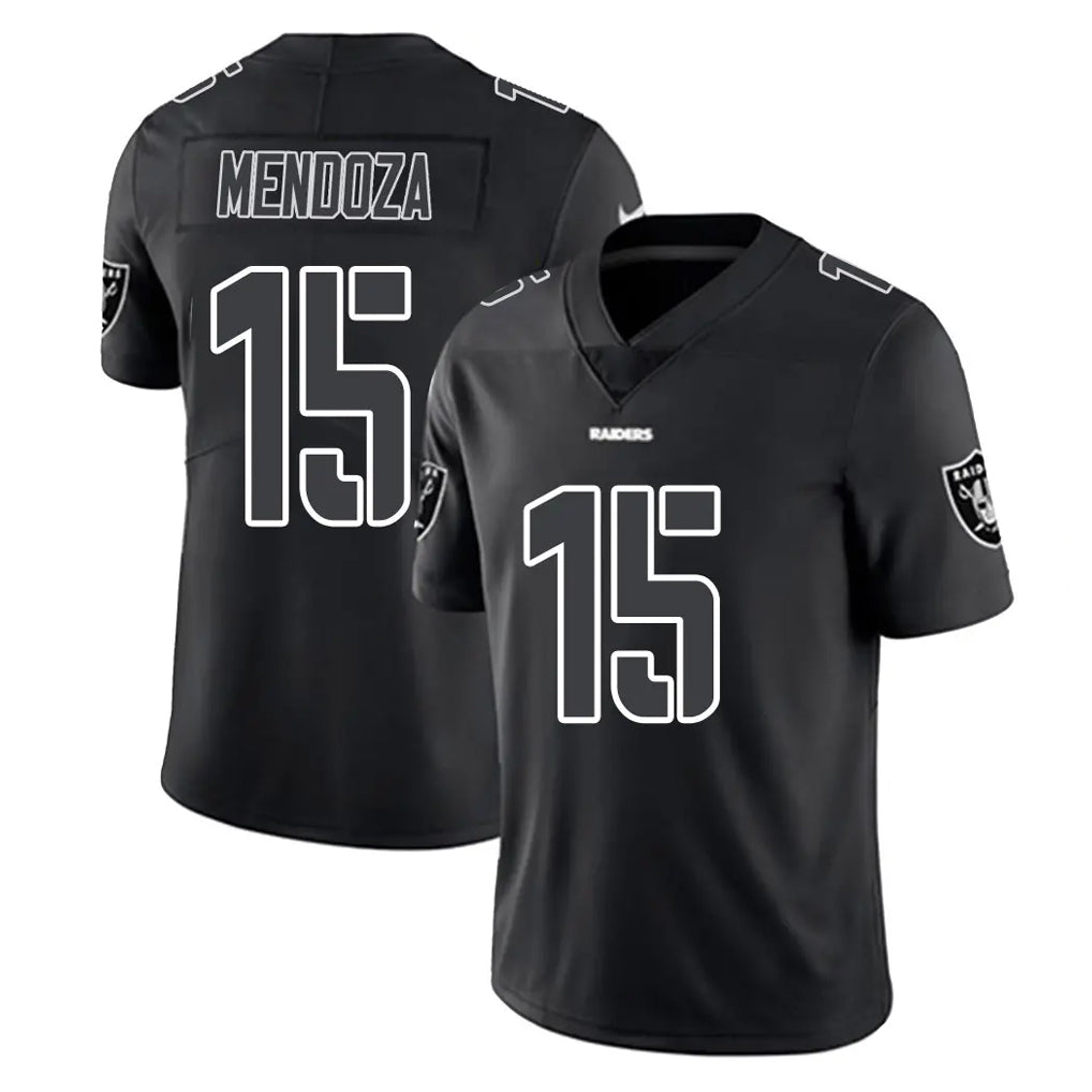 Jdoa LV.Raiders #15 Fernando Mendoza Player Black Limited Black Impact Home Game Stitched Jerseys