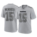 Jdoa LV.Raiders #15 Fernando Mendoza Player Gray Atmosphere Fashion Limited Game Stitched Jerseys
