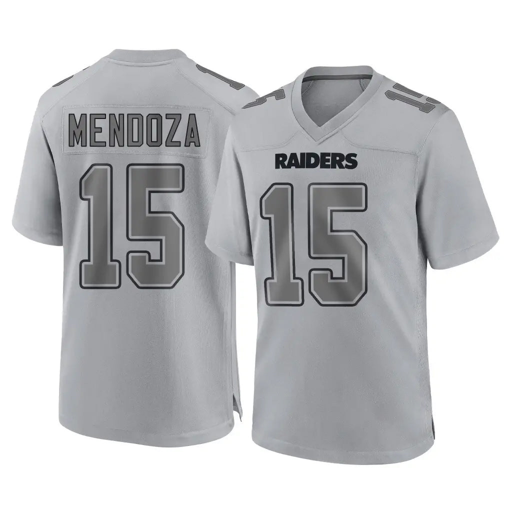 Jdoa LV.Raiders #15 Fernando Mendoza Player Gray Atmosphere Fashion Limited Game Stitched Jerseys