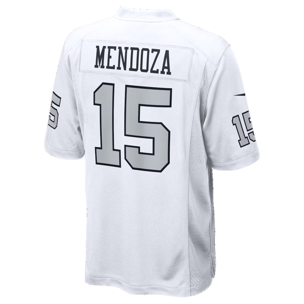 Jdoa LV.Raiders #15 Fernando Mendoza White Alternate Game Player Stitched Jerseys
