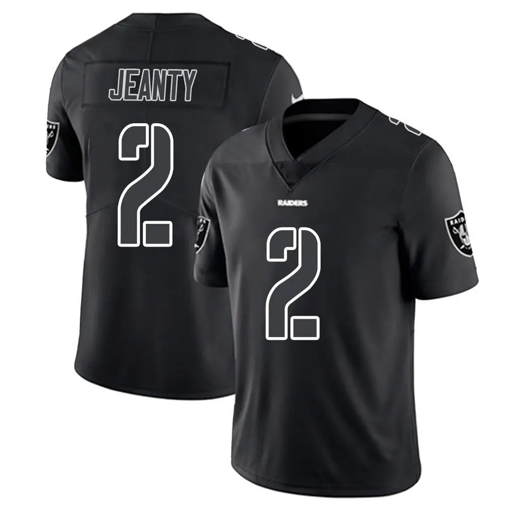 Jdoa LV.Raiders #2 Ashton Jeanty Player Black Limited Black Impact Home Game Stitched Jerseys