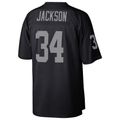 Jdoa LV.Raiders #34 Bo Jackson Mitchell & Ness Black Legacy Replica Stitched Jerseys