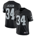 Jdoa LV.Raiders #34 Bo Jackson Player Black Vapor Limited Stitched Jerseys