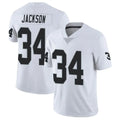 Jdoa LV.Raiders #34 Bo Jackson Player White Vapor Limited Stitched Jerseys