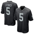 Jdoa LV.Raiders #5 Eric Stokes Player Black Home Game Stitched Jerseys
