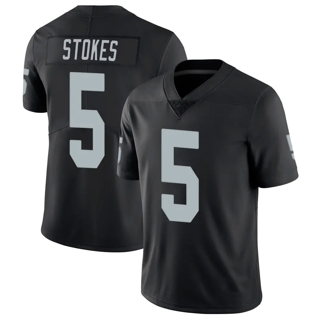 Jdoa LV.Raiders #5 Eric Stokes Player Black Limited Vapor Untouchable Home Game Stitched Jerseys