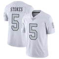 Jdoa LV.Raiders #5 Eric Stokes Player White Limited Color Rush Home Game Stitched Jerseys