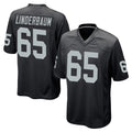 Jdoa LV.Raiders #65 Tyler Linderbaum Player Black Home Game Stitched Jerseys