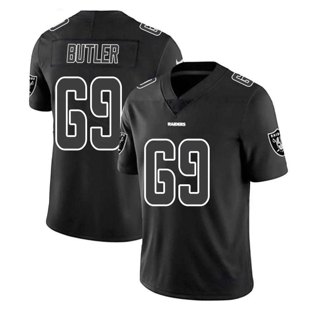 Jdoa LV.Raiders #69 Adam Butler Player Black Limited Black Impact Home Game Stitched Jerseys