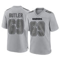 Jdoa LV.Raiders #69 Adam Butler Player Gray Atmosphere Fashion Limited Game Stitched Jerseys