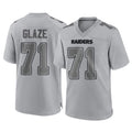 Jdoa LV.Raiders #71 DJ Glaze Player Gray Atmosphere Fashion Limited Game Stitched Jerseys