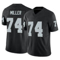 Jdoa LV.Raiders #74 Kolton Miller Player Black Limited Vapor F.U.S.E. Home Game Stitched Jerseys