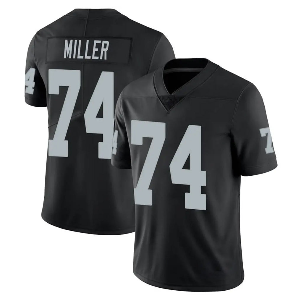 Jdoa LV.Raiders #74 Kolton Miller Player Black Limited Vapor Untouchable Home Game Stitched Jerseys