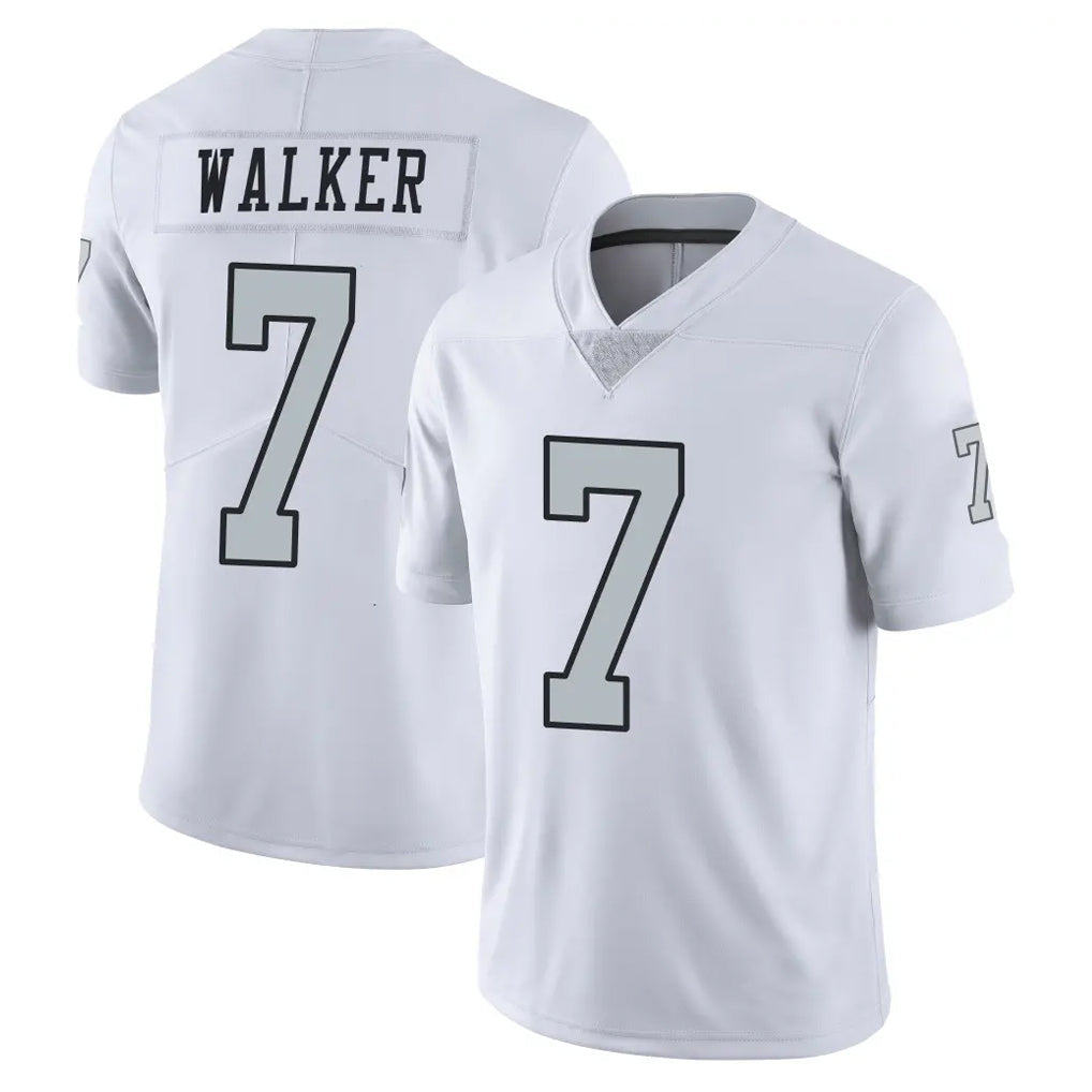 Jdoa LV.Raiders #7 Quay Walker Player White Limited Color Rush Home Game Stitched Jerseys