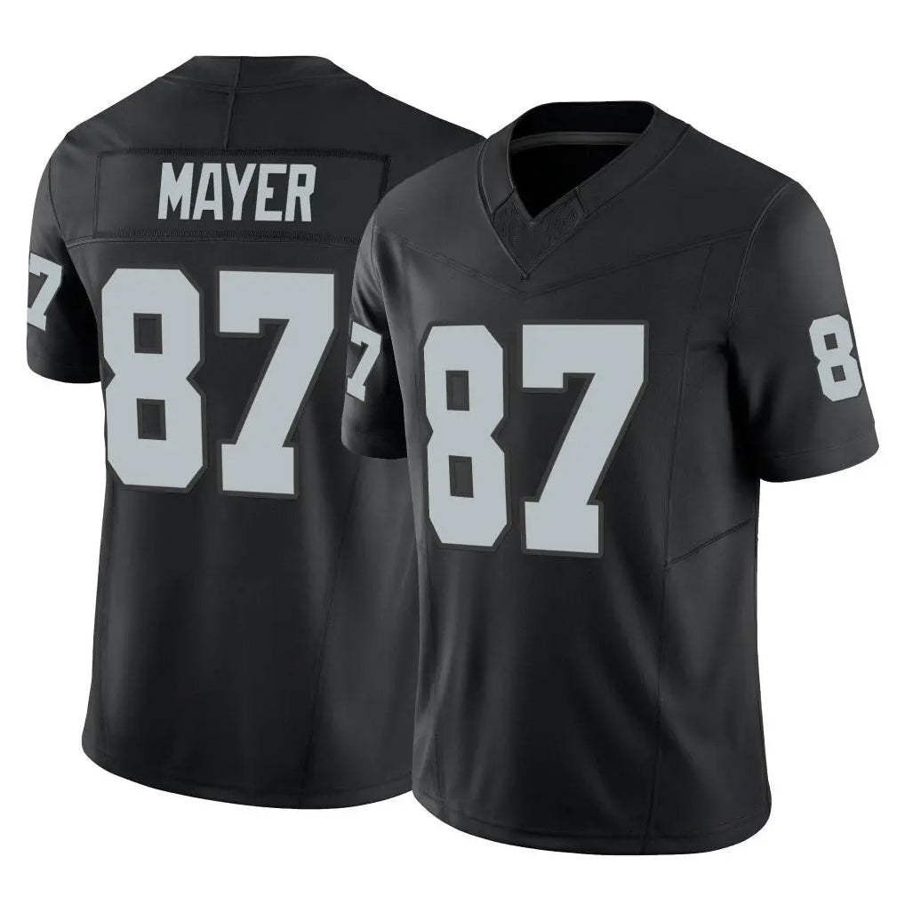 Jdoa LV.Raiders #87 Michael Mayer Player Black Limited Vapor F.U.S.E. Home Game Stitched Jerseys