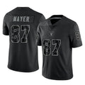 Jdoa LV.Raiders #87 Michael Mayer Player Black Reflective Limited Game Stitched Jerseys