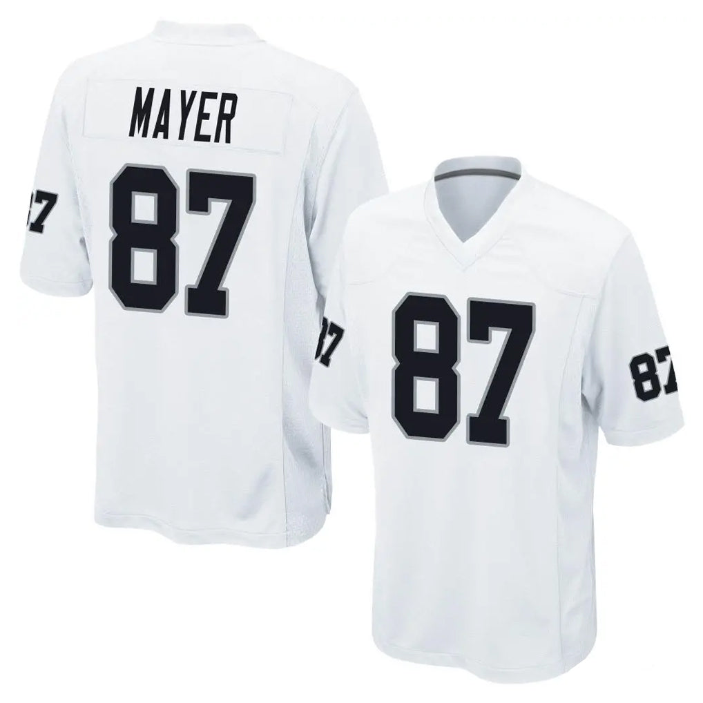 Jdoa LV.Raiders #87 Michael Mayer Player White Home Game Stitched Jerseys