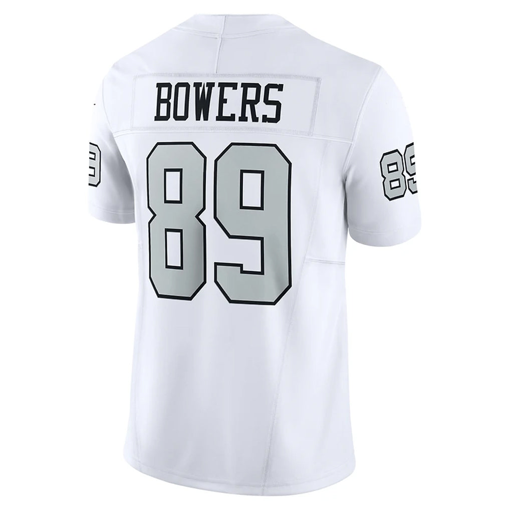 Jdoa LV.Raiders #89 Brock Bowers Player White Alternate Vapor F.U.S.E Limited Stitched Jerseys