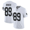 Jdoa LV.Raiders #89 Brock Bowers Player White Limited Vapor Untouchable Home Game Stitched Jerseys