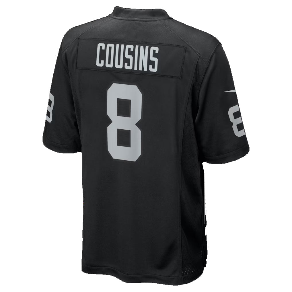 Jdoa LV.Raiders #8 Kirk Cousins Black Team Game Stitched Jerseys