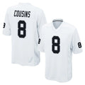 Jdoa LV.Raiders #8 Kirk Cousins Player White Home Game Stitched Jerseys
