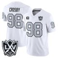 Jdoa LV.Raiders #98 Maxx Crosby Player White 2026 Vapor Limited Home Game Stitched Jerseys