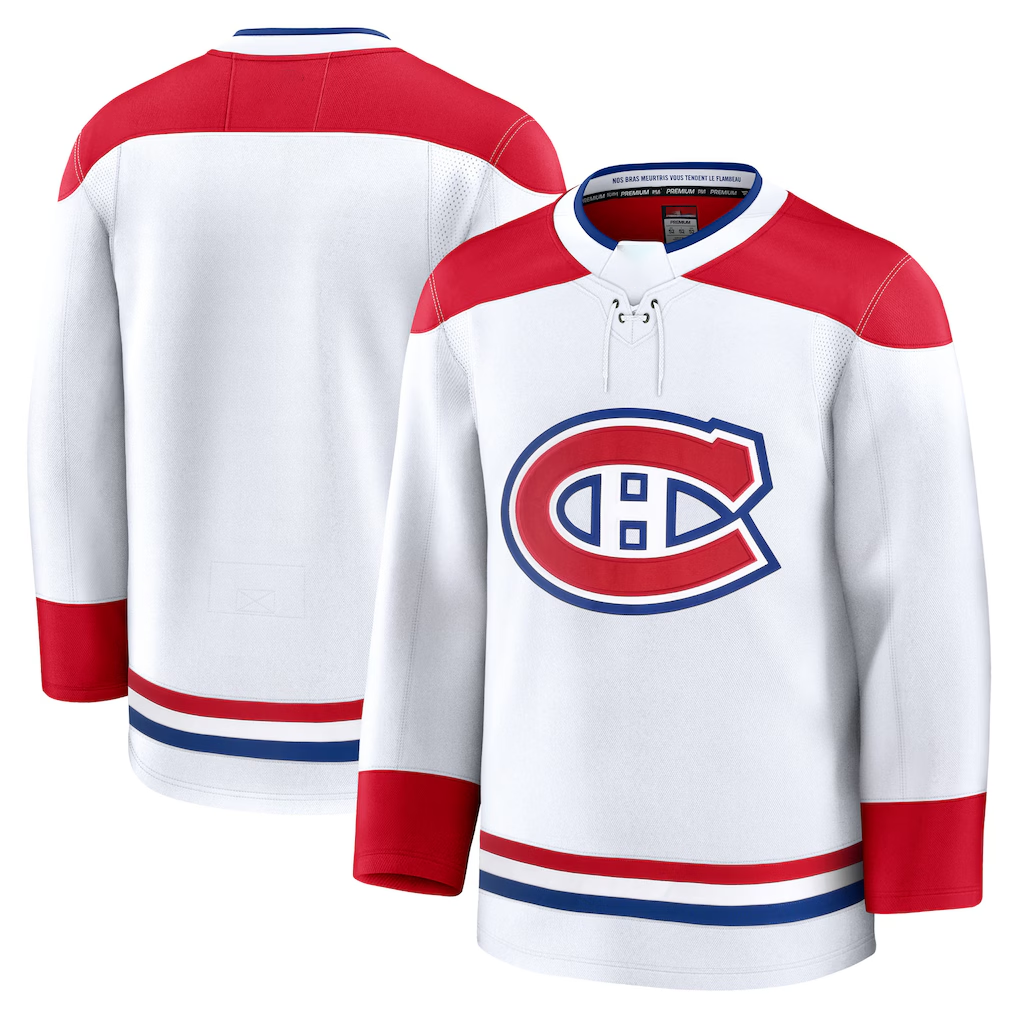 Jdoa M.Canadiens White Away Premium Jerseys