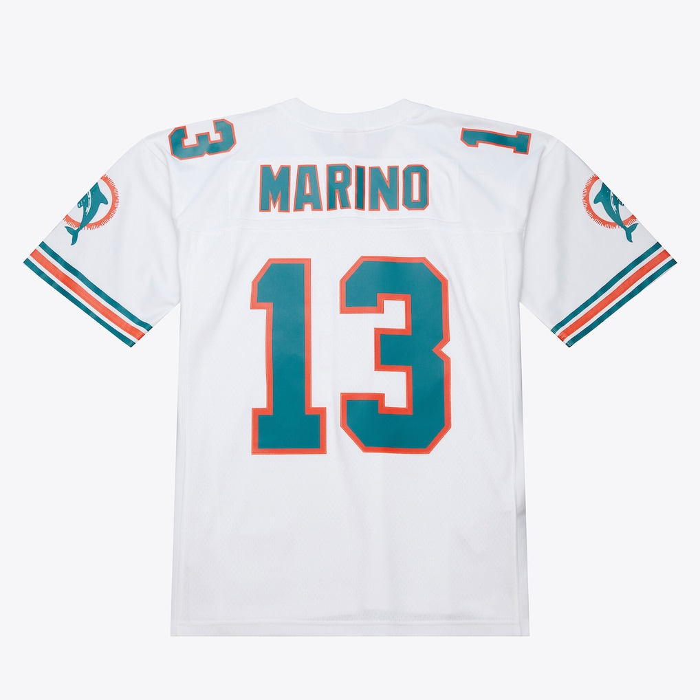 Jdoa M.Dolphins #13 Dan Marino Mitchell & Ness White 1994 Legacy Replica Jersey Stitched Puhic Game Jerseys