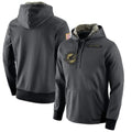 Jdoa M.Dolphins Gray Pullover Hoodies Limited Blank Player Stitched Jerseys