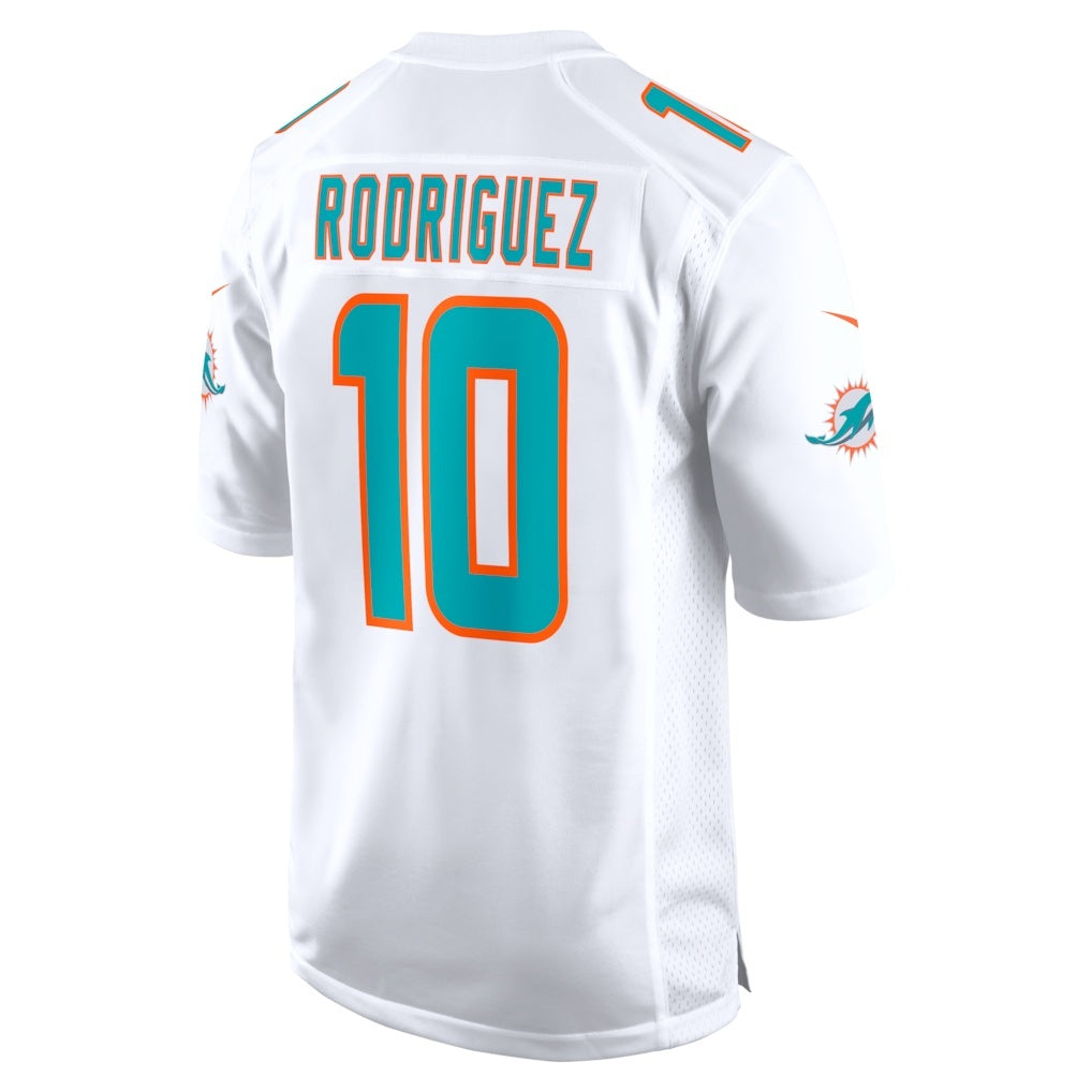 Jdoa M.Dolphins #10 Jacob Rodriguez White Game Stitched Jerseys