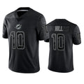 Jdoa M.Dolphins #10 Tyreek Hill Player Black RFLCTV Limited Stitched Jerseys